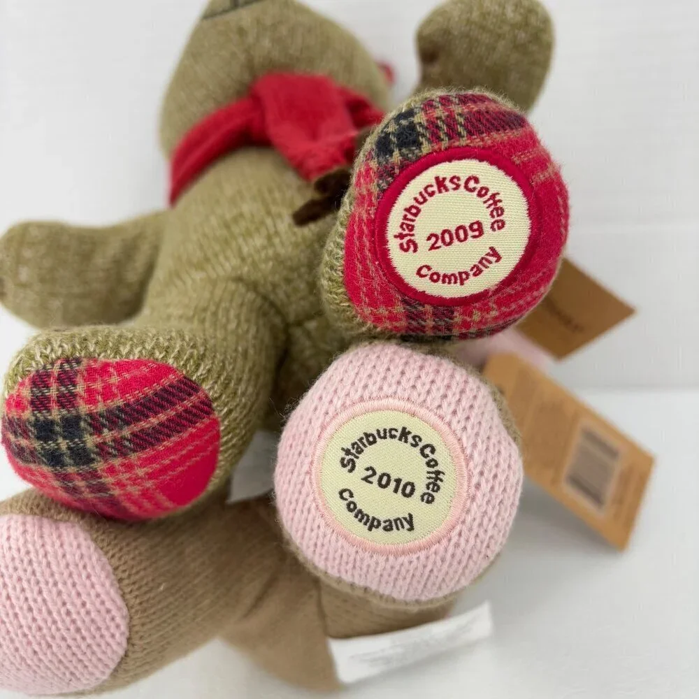 Starbucks Bearista Bears Knitted Plush 88th‎ & 89th Edition 2009 & 2010